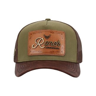 Ranch & Corral Ranch & Corral 080 Green and Brown Cap