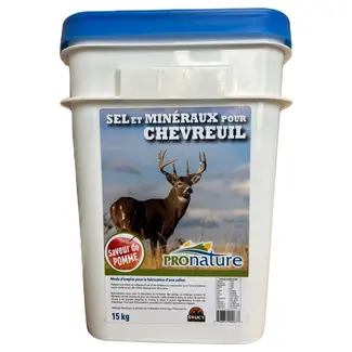 PRONATURE Sel et Minéraux Pronature Chevreuil Chaudière 15kg