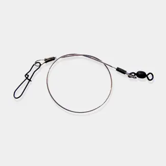 NXS NXS Stainless Steel Leader 30lbs 10'' Silver 5/pack