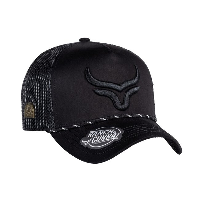Ranch & Corral Basic Logo Black Cap