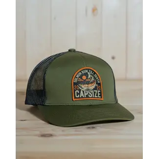 Capsize Fly Fishing Capsize Salmon Bum Loden/Black Trucker Cap