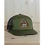 Casquette Capsize Trucker Salmon Bum Loden/Black