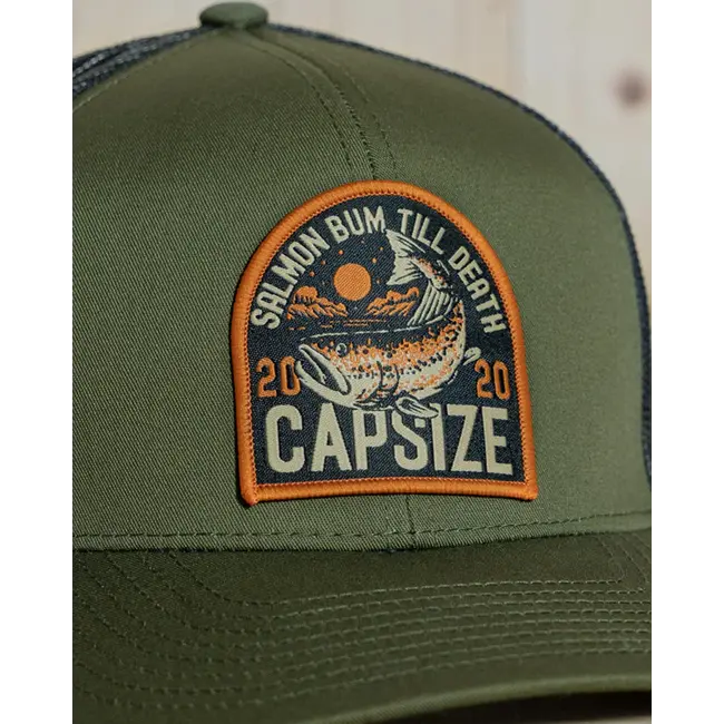 Casquette Capsize Trucker Salmon Bum Loden/Black