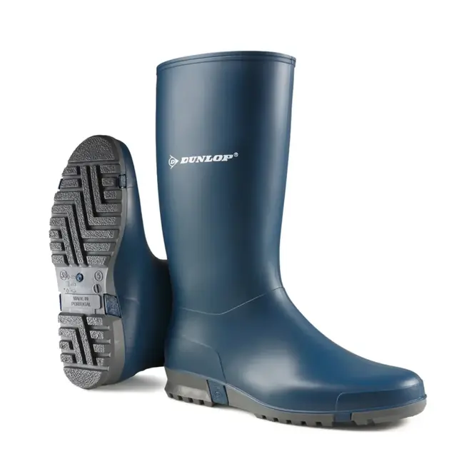 Bottes de Pluie Dunlop Sport Bleu - Femme
