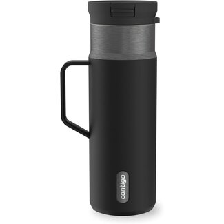 Contigo Contigo Snapseal Thermos Bottle 20oz Licorice Gunmetal