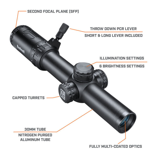 Bushnell AR Optics 1-6X24mm .223/5.56 BDC Illuminated Scope