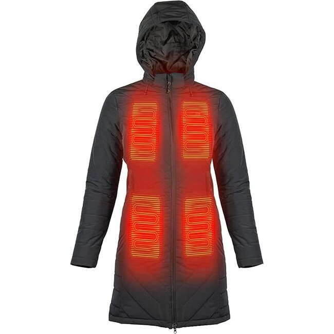 Manteau Chauffant Mobile Warming Femme M Noir