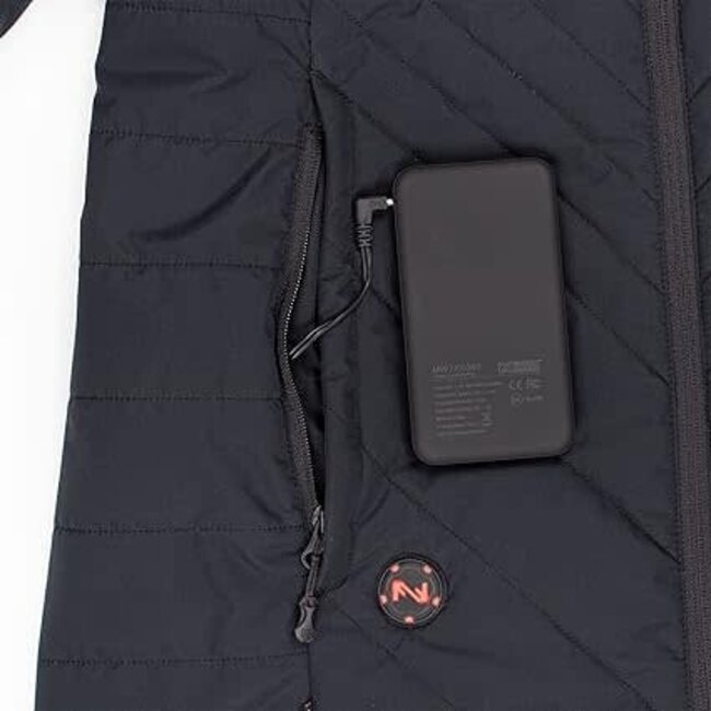 Mobile Warming Women's Black Heated Coat M