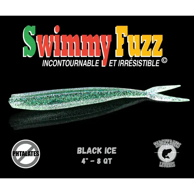 Target Baits Swimmy Fuzz 4'' Jigs  8/pqt
