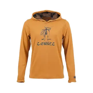 Connec Outdoors Chandail à Capuchon et Filet Connec Draft II Junior Sudan Brown