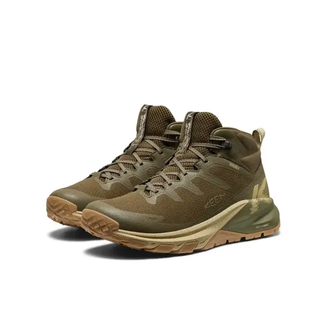 Chaussures de Randonnée Keen Homme Targhee Apex Mid Wp Dark Olive / Khaki