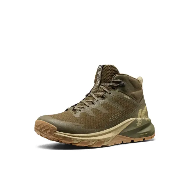 Keen Men's Targhee Apex Mid Wp Hiking Shoe Dark Olive / Khaki