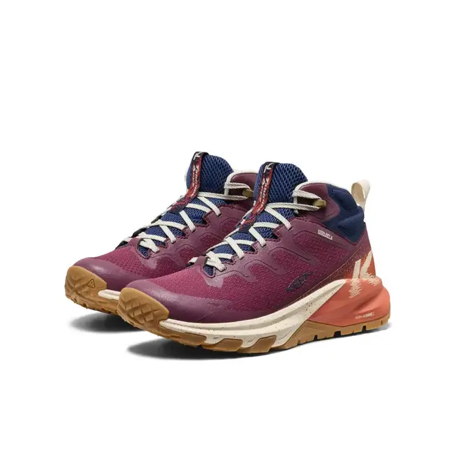 Keen Women's Targhee Apex Mid Wp Fig/Burnt Brick Hiking Shoes