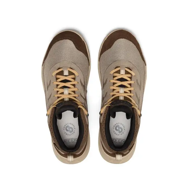 Chaussures de Randonnée Keen Homme Hightrail Mid Wp Canteen / Oak Buff
