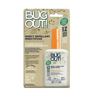 BUG OUT Insectifuge Bug Out En Vaporisateur Icaridine 20% 100Ml