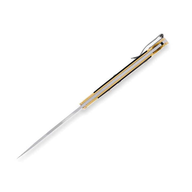 Couteau Buck Knives 110 Slim Elite Heritage Brass