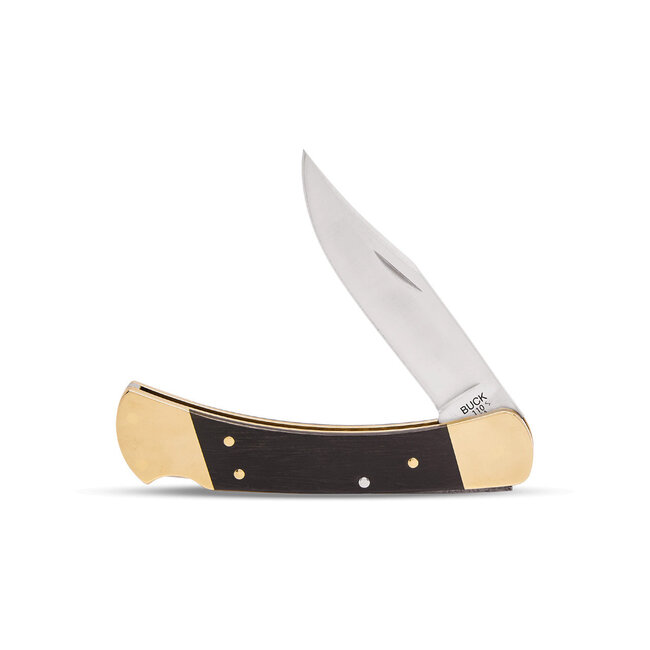 Couteau Buck Knives 110 Slim Elite Heritage Brass