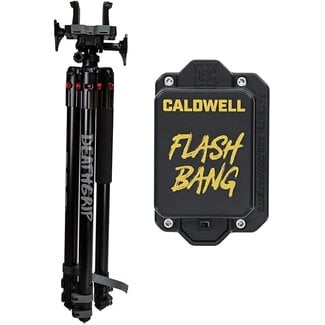 BOG BOG DeathGrip Aluminum Shooting Tripod + Caldwell Flash Bang Target Hit Indicator