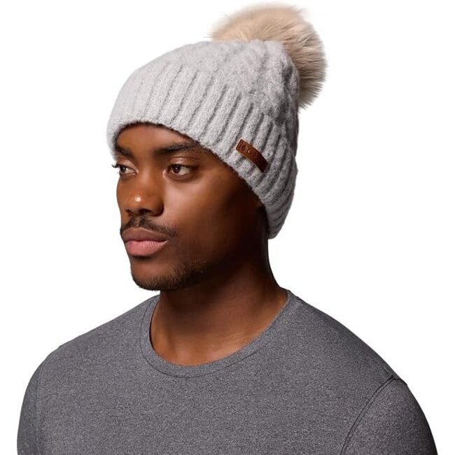 Tuque Columbia Winter Blur II Unisexe Taille Unique Sel De Mer Avec Pompon