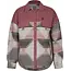 P&F Women's Wool Shirt in Pink and Grey