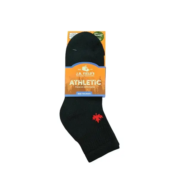 Bas J.B Field Athletic ''Canadian Maple Leaf'' En Bambou Noir