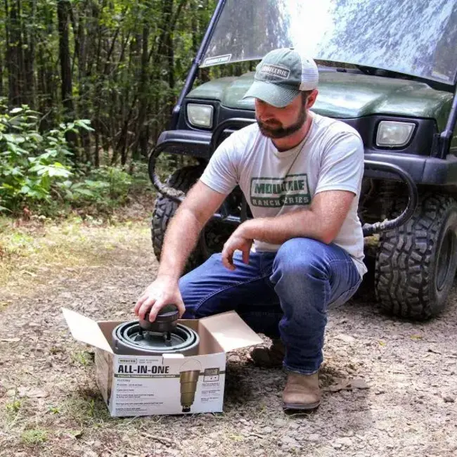 Mangeoire Suspendue Moultrie Tout-En-Un 5 Gallons Avec Minuterie Numérique