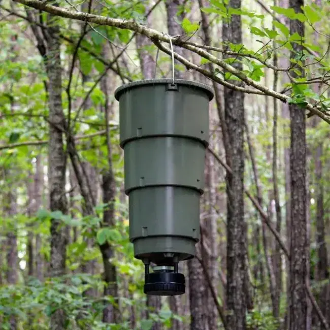 Mangeoire Suspendue Moultrie Tout-En-Un 5 Gallons Avec Minuterie Numérique