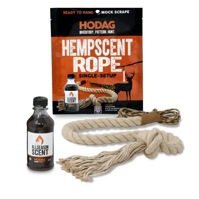Hodag HempScent Small Buck Rope Mock Scrape Kit With AllSeason Scent