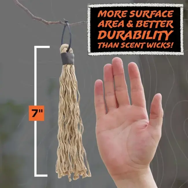 Hodag HempScent 7" Scrape Tassels 3-Pack