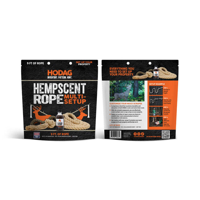 Hodag HempScent Multi-Setup Buck Rope Kit With AllSeason Scent