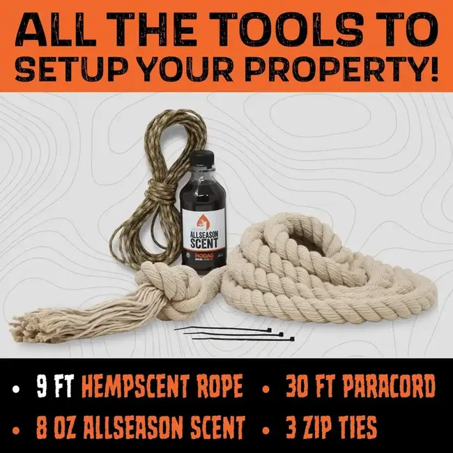 Hodag HempScent Multi-Setup Buck Rope Kit With AllSeason Scent