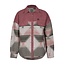 P&F Women's Wool Shirt in Pink and Grey