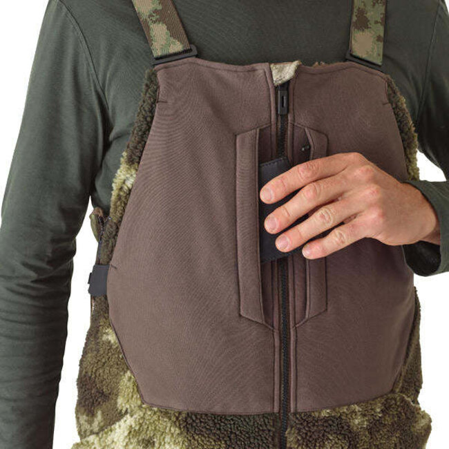 Salopette De Chasse Solognac Treestand WTT900 Camo Homme Isolée -20 °C