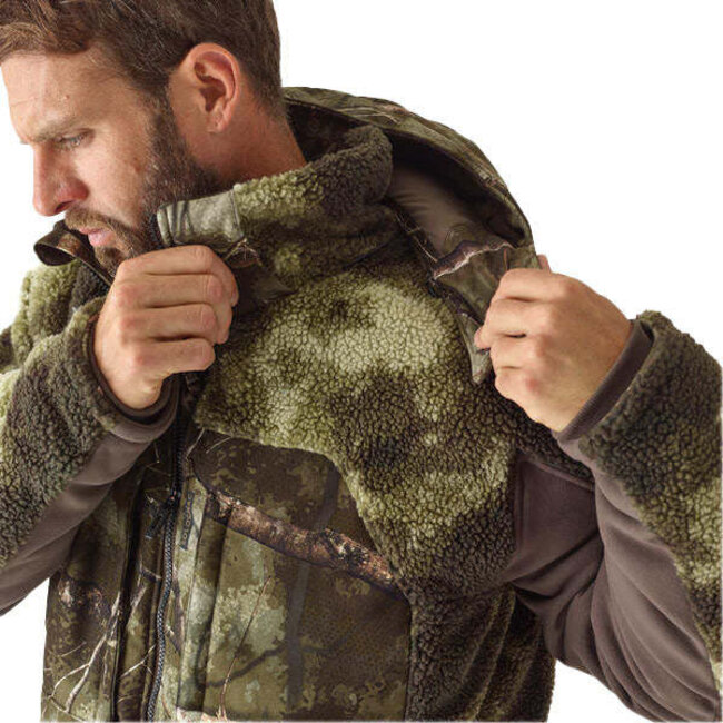 Manteau De Chasse Solognac Treestand WTT900 Camo Homme Isolé -20 °C