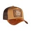 Casquette Ranch & Corral Classic 42 Brune Avec Filet Et Écusson Longhorn
