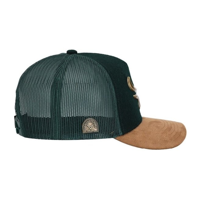 Casquette Ranch & Corral Classic 46 Ajustable Avec Logo Longhorn Brodé