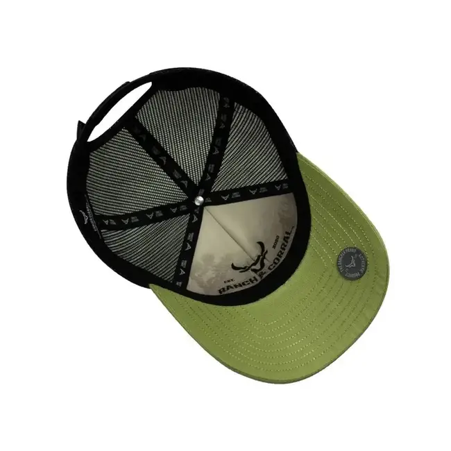 Casquette Ranch & Corral Pig Breeder Rancher Verte Ajustable Snapback