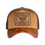 Casquette Ranch & Corral Classic 42 Brune Avec Filet Et Écusson Longhorn