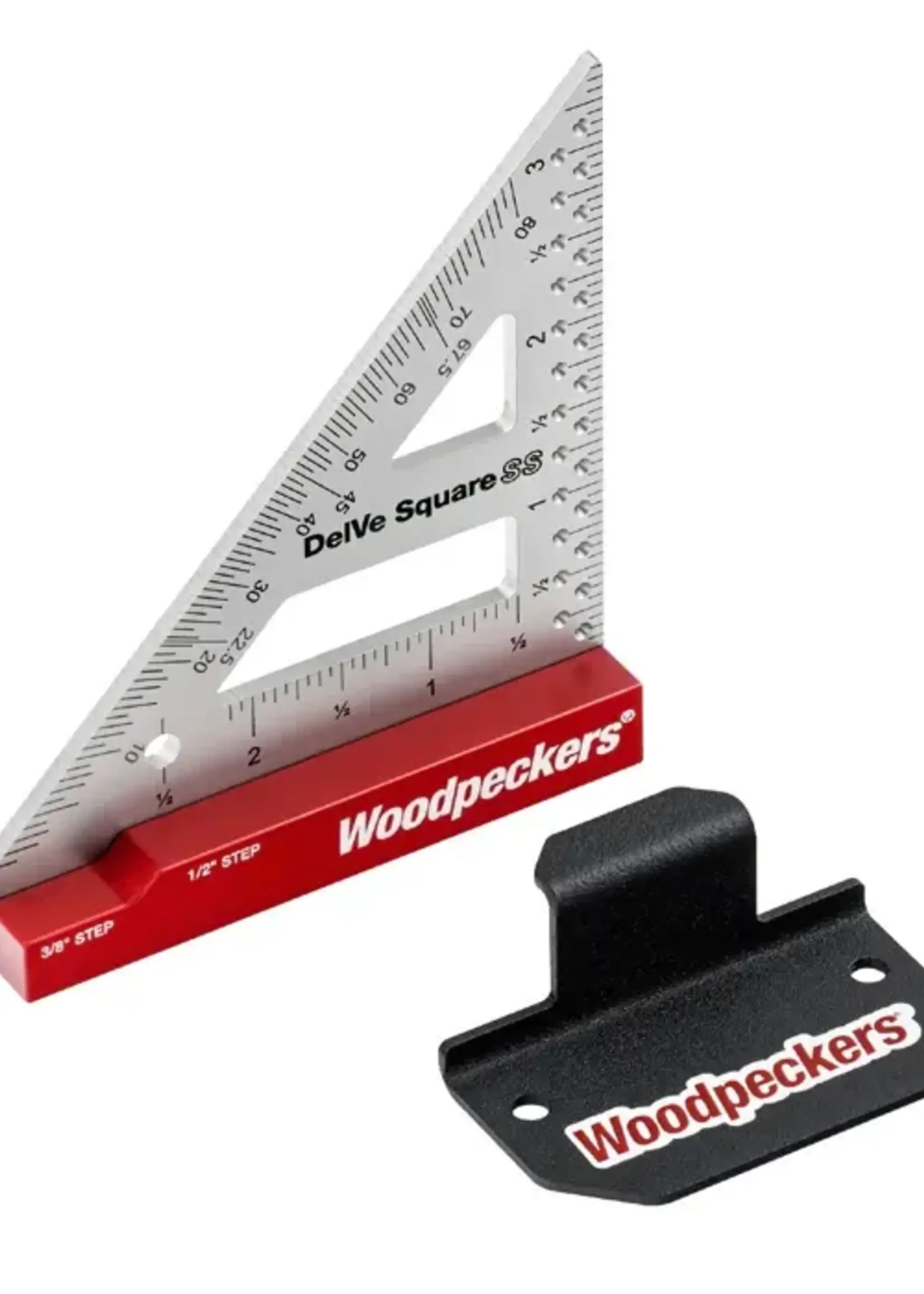 Woodpeckers Woodpeckers DelVe Square Stainless Steel - 3.5"  with Rack-It