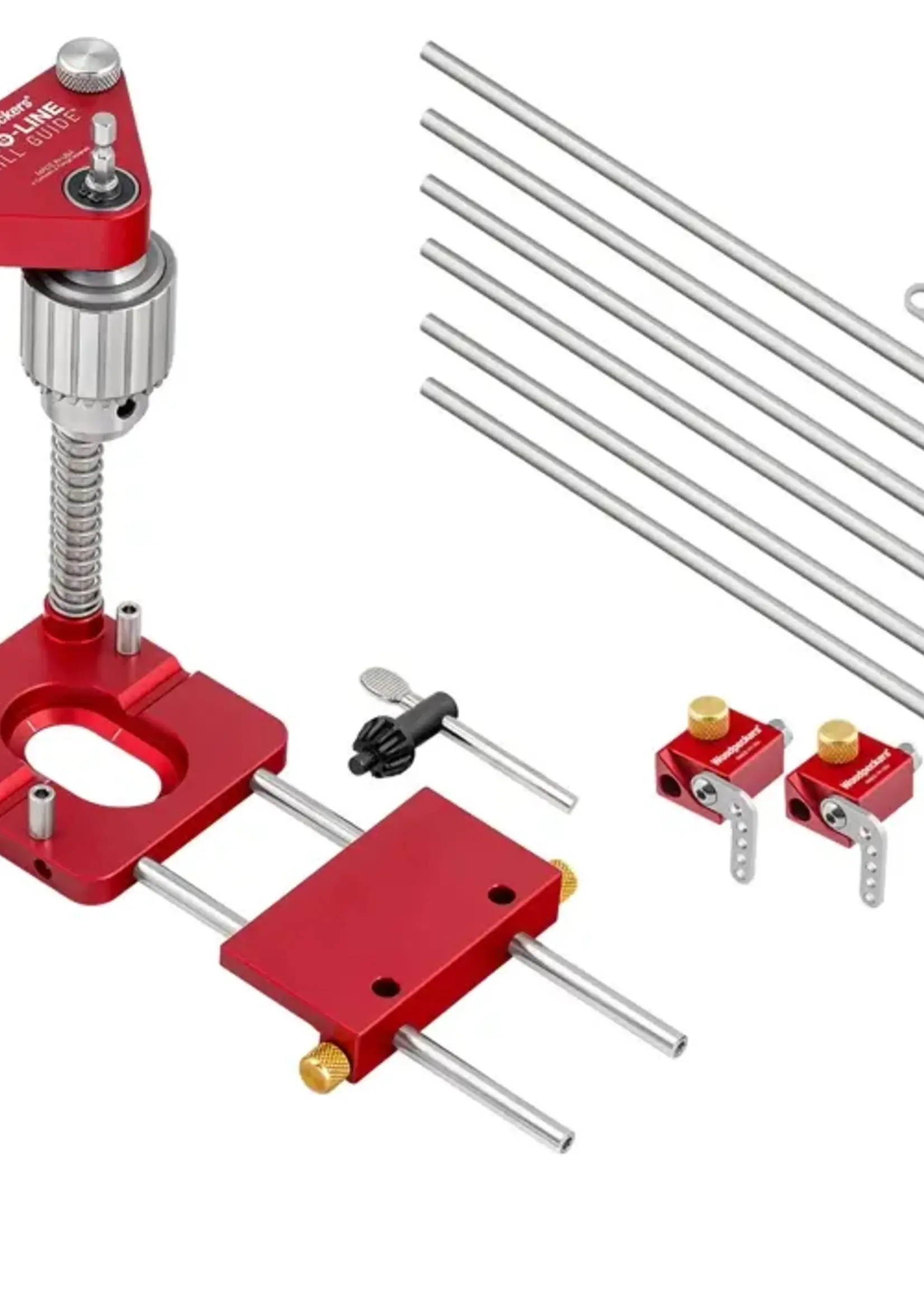 Woodpeckers Woodpeckers Auto-Line Drill Guide Deluxe Kit