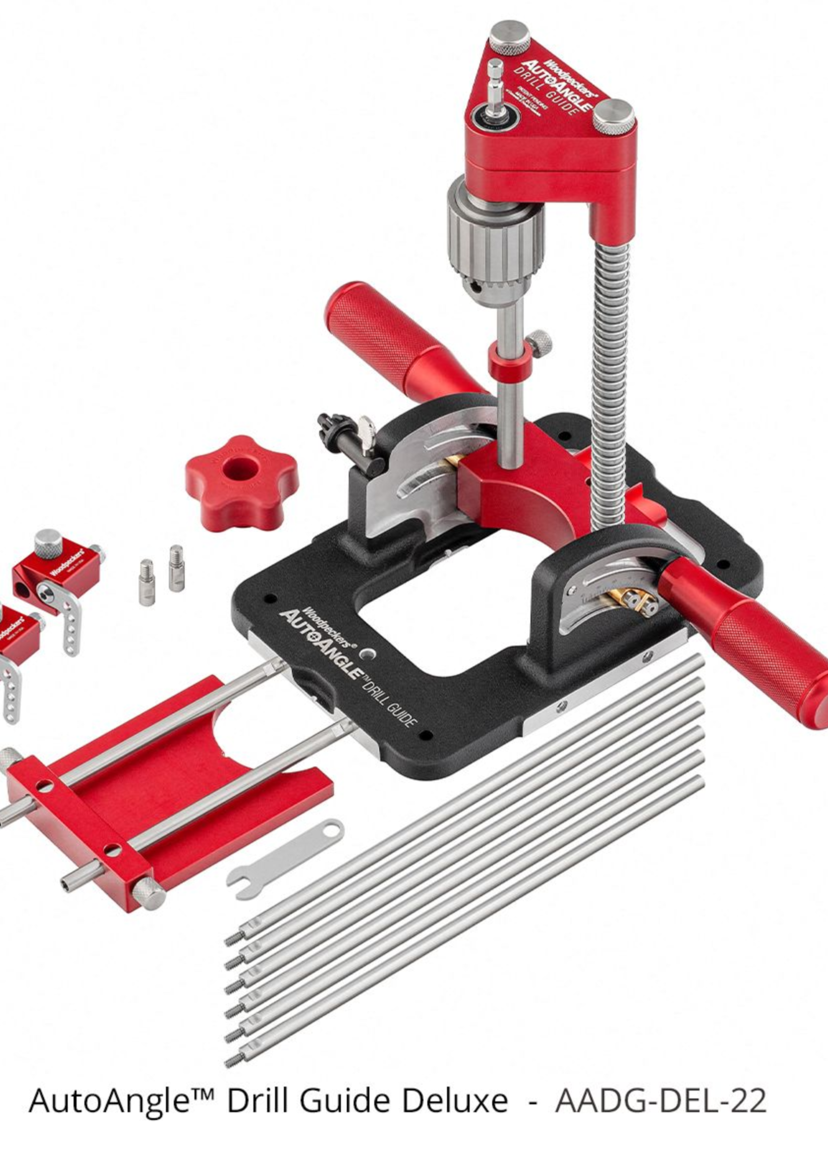 Woodpeckers Woodpeckers AutoAngle Drill Guide Deluxe Kit