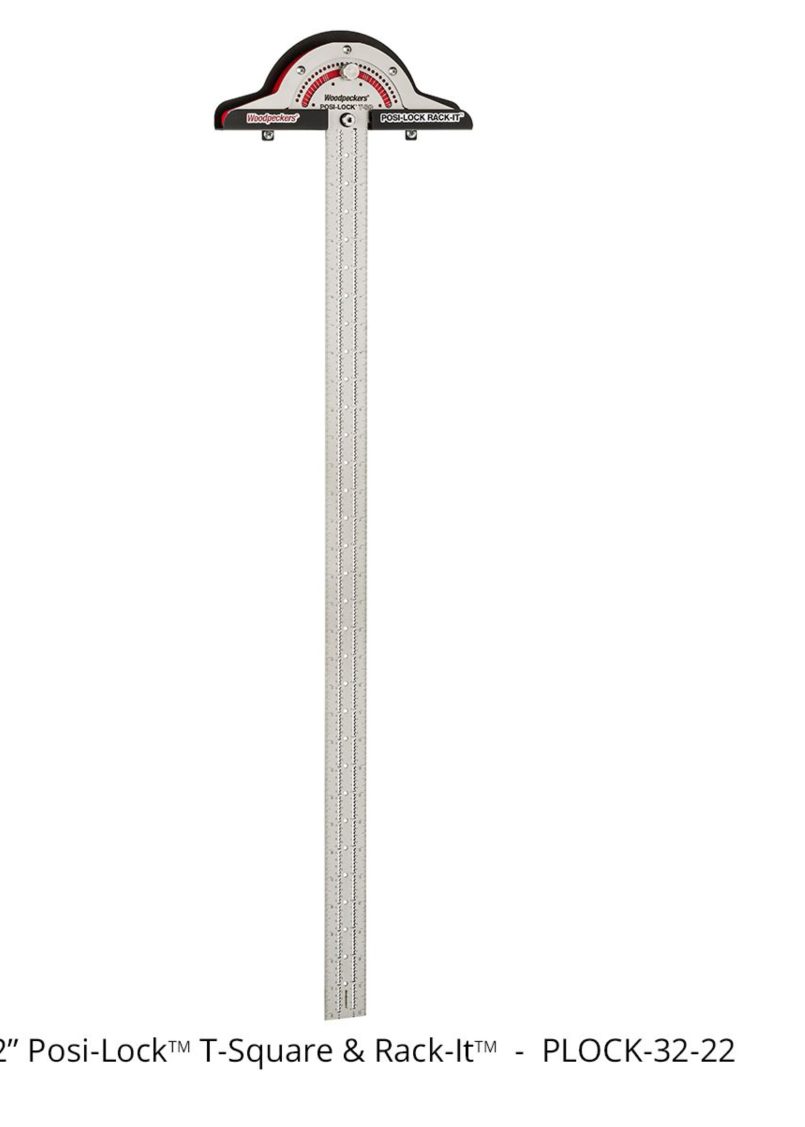 Woodpeckers Woodpeckers Posi-Lock  T-Square 32" with Rack-It - OneTIME Tool