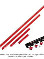 Woodpeckers Woodpeckers Woodworkers Edge Rule Set with 4 Rules and Stops with Rack-It