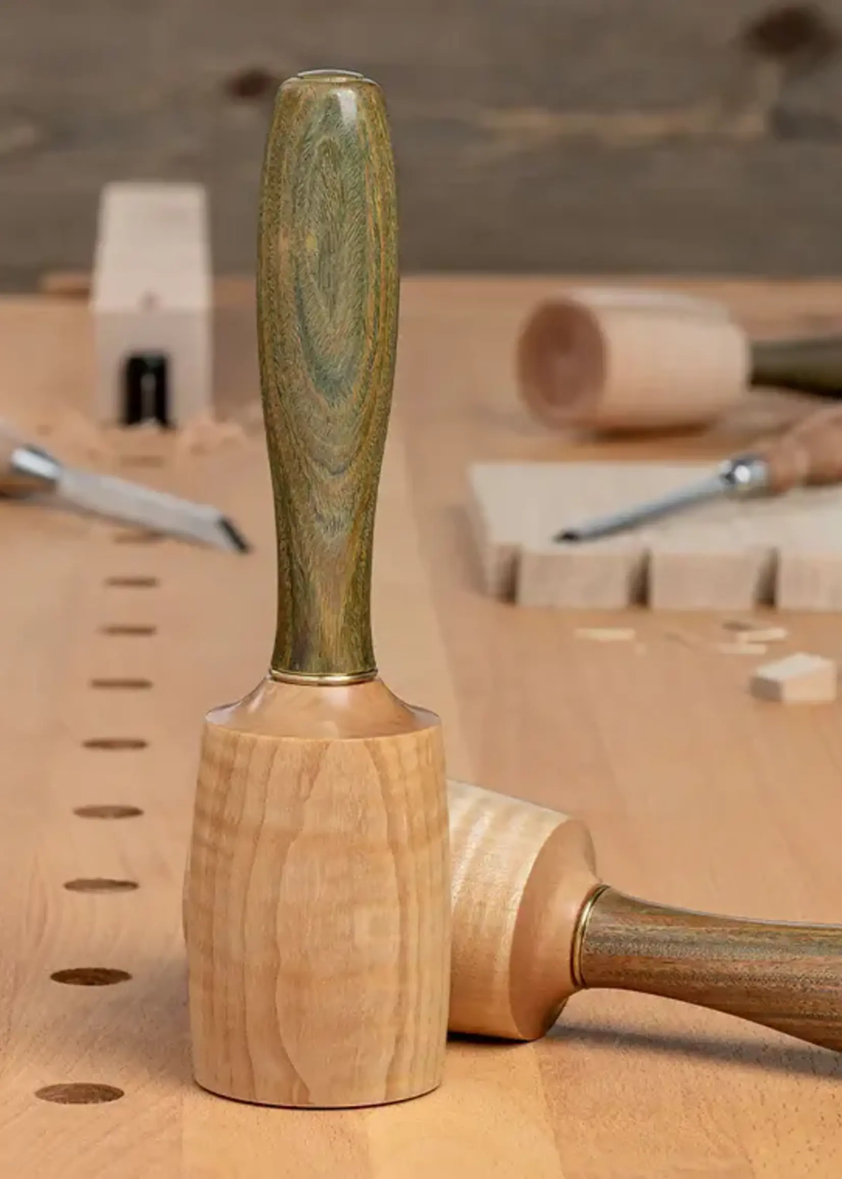 Blue Spruce Toolworks Blue Spruce Toolworks 16oz Lignum Vitae Round Mallet - Limited Run