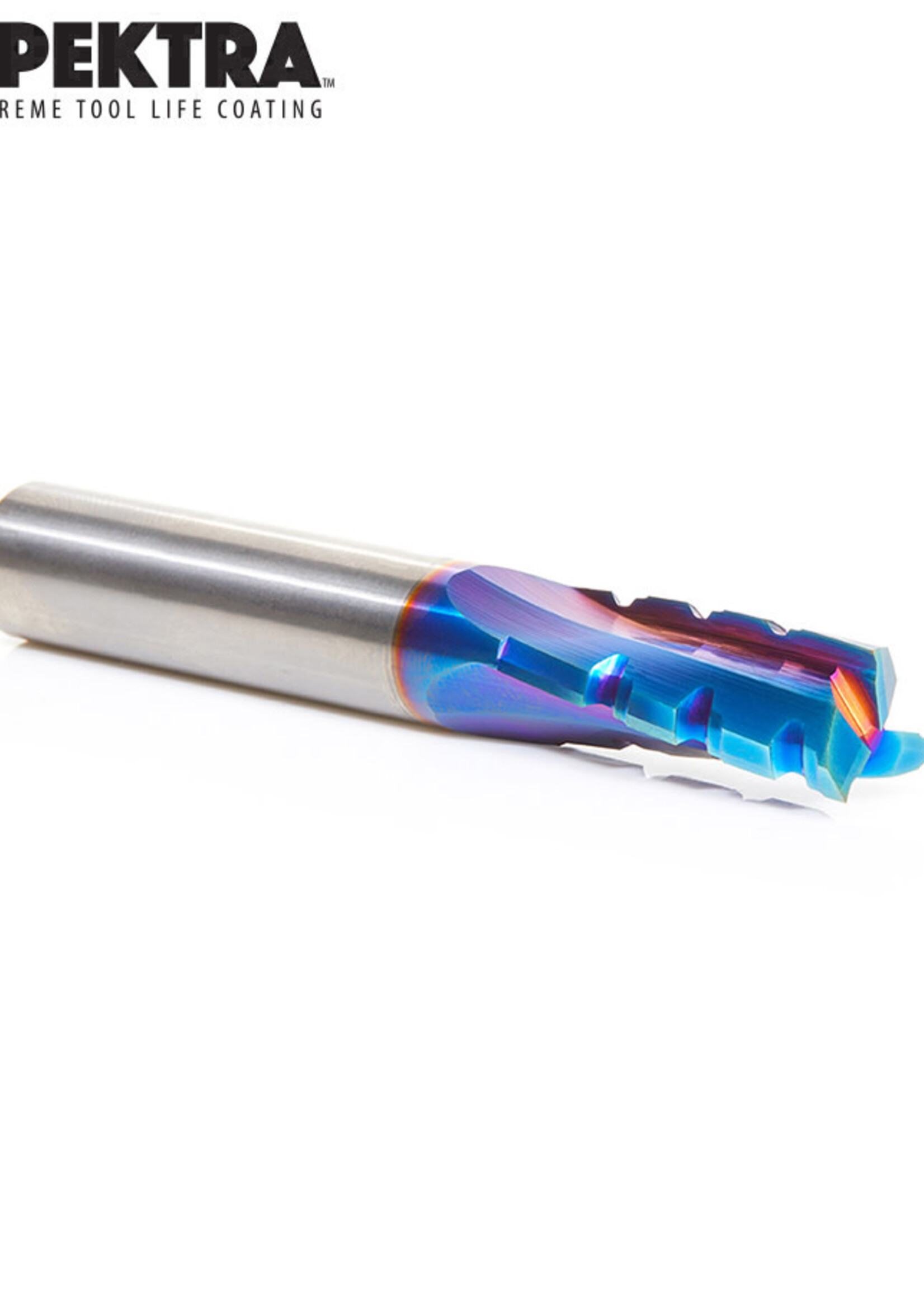 Amana Amana Spektra™ Extreme Tool Life Coated Spiral Phenolic, Resin and Composite