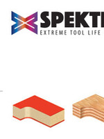 Amana Amana  Spektra™ Extreme Tool Life Coated Mortise Compression Spiral 1/2 Dia x 1-1/4 Inch x 1/2 Shank