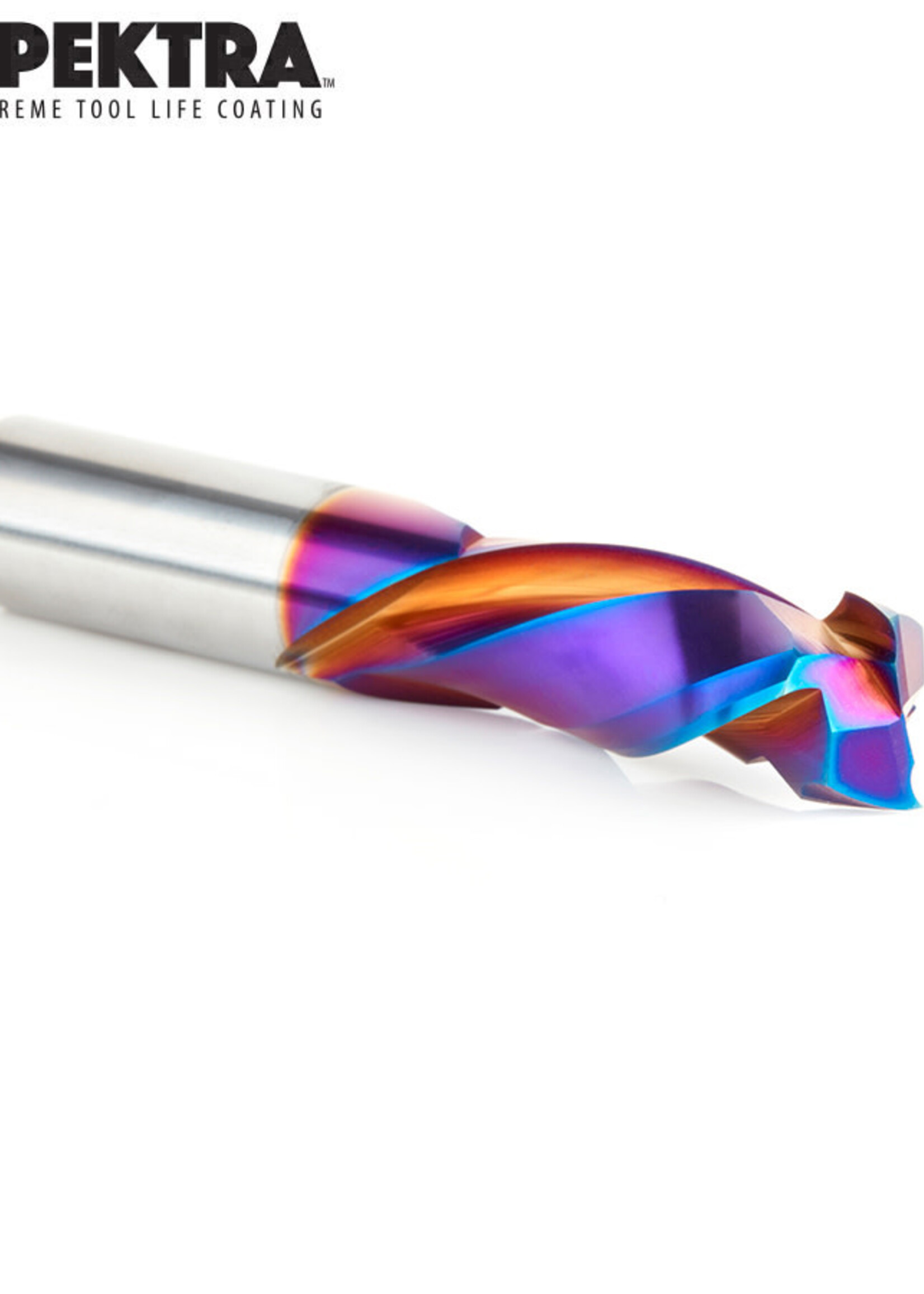 Amana Amana  Spektra™ Extreme Tool Life Coated Mortise Compression Spiral 1/2 Dia x 1-1/4 Inch x 1/2 Shank