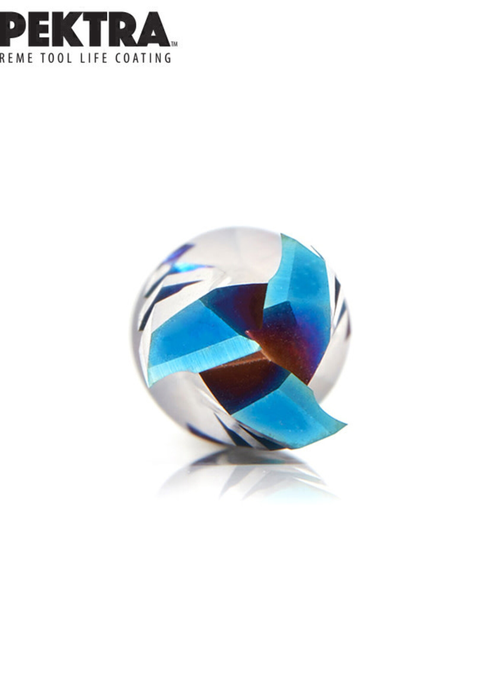 Amana Amana Spektra™ Extreme Tool Life Coated Spiral Phenolic, Resin and Composite with Chipbreaker 3/8 Dia x 1 x 3/8 Shank x 3 Inch Long Slow Helix Up-Cut Router Bit