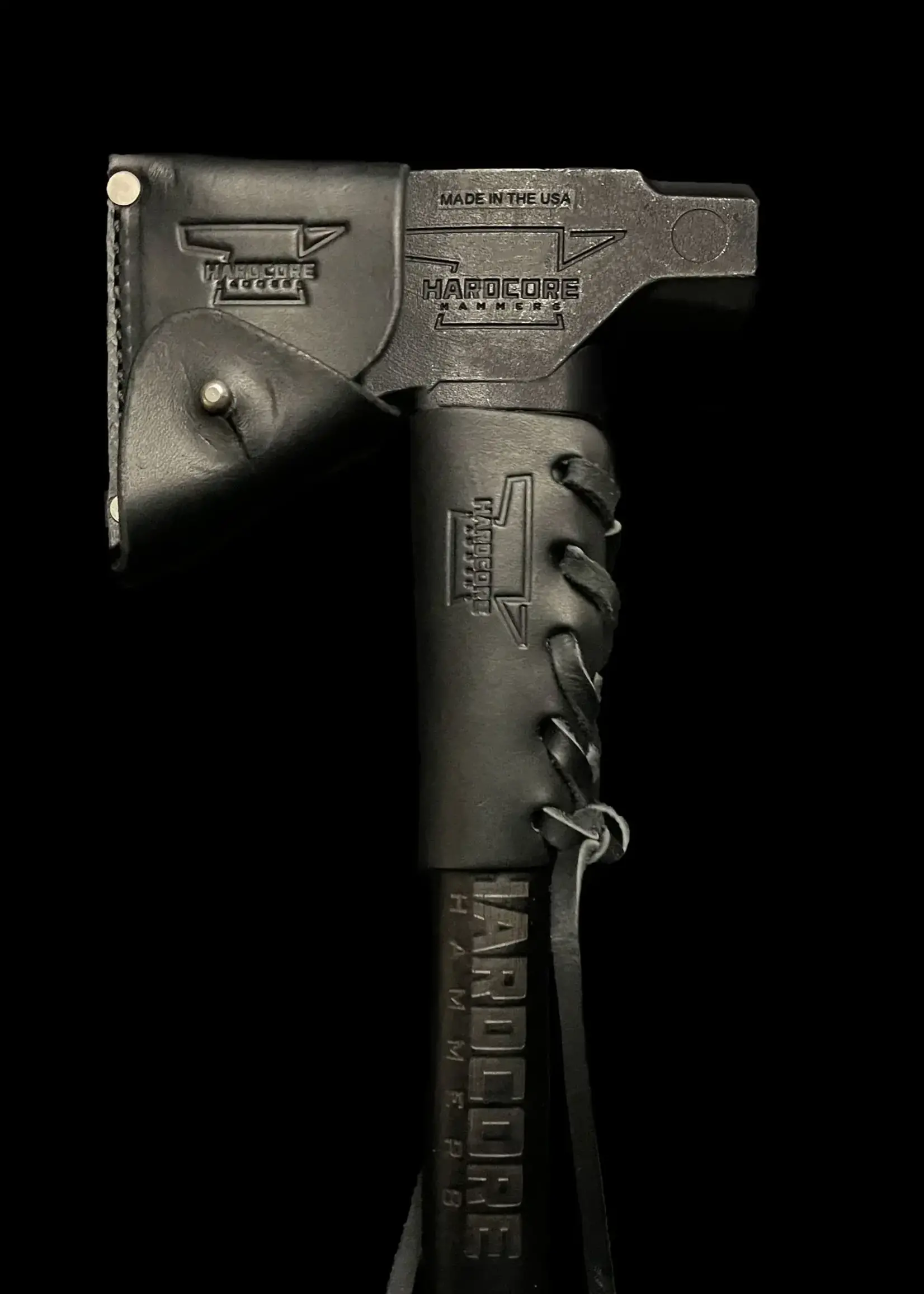 Hardcore Hammers Hardcore Hammers Hammer/Hatchet Leather Collar - Black