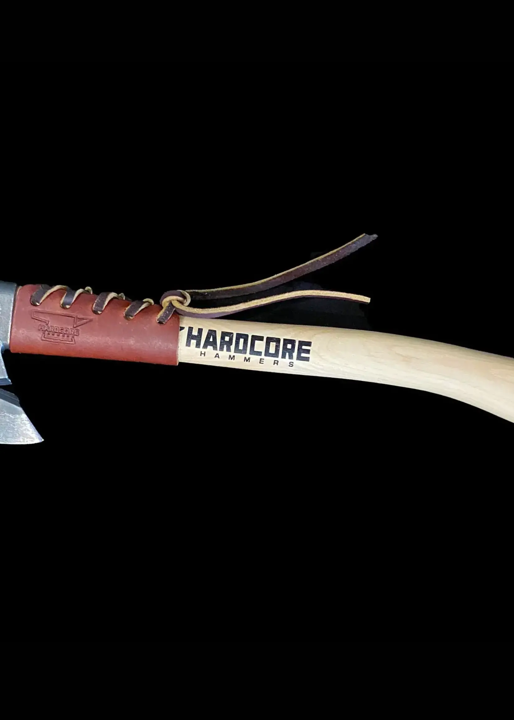 Hardcore Hammers Hardcore Hammers Hammer/Hatchet Leather Collar - Russet Brown
